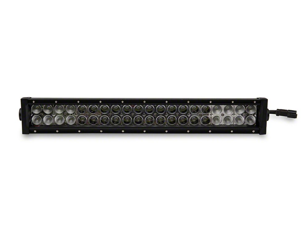 Barricade 3.50-Inch Bull Bar with Skid Plate and 20-Inch LED Light Bar; Textured Black (11-19 Sierra 2500 HD)