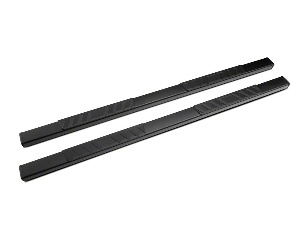 Barricade T4 Side Step Bars; Black (20-25 Sierra 2500 HD Double Cab)
