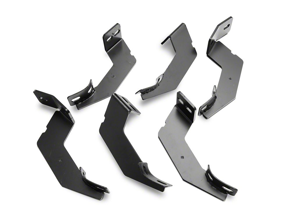 Barricade T4 Side Step Bars; Black (20-25 Sierra 2500 HD Double Cab)