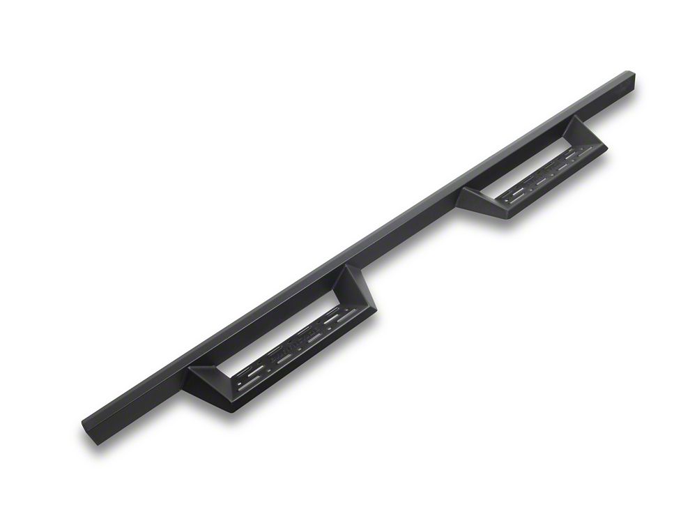 Barricade Canyon Drop Steps; Textured Black (07-19 Sierra 2500 HD Crew Cab)