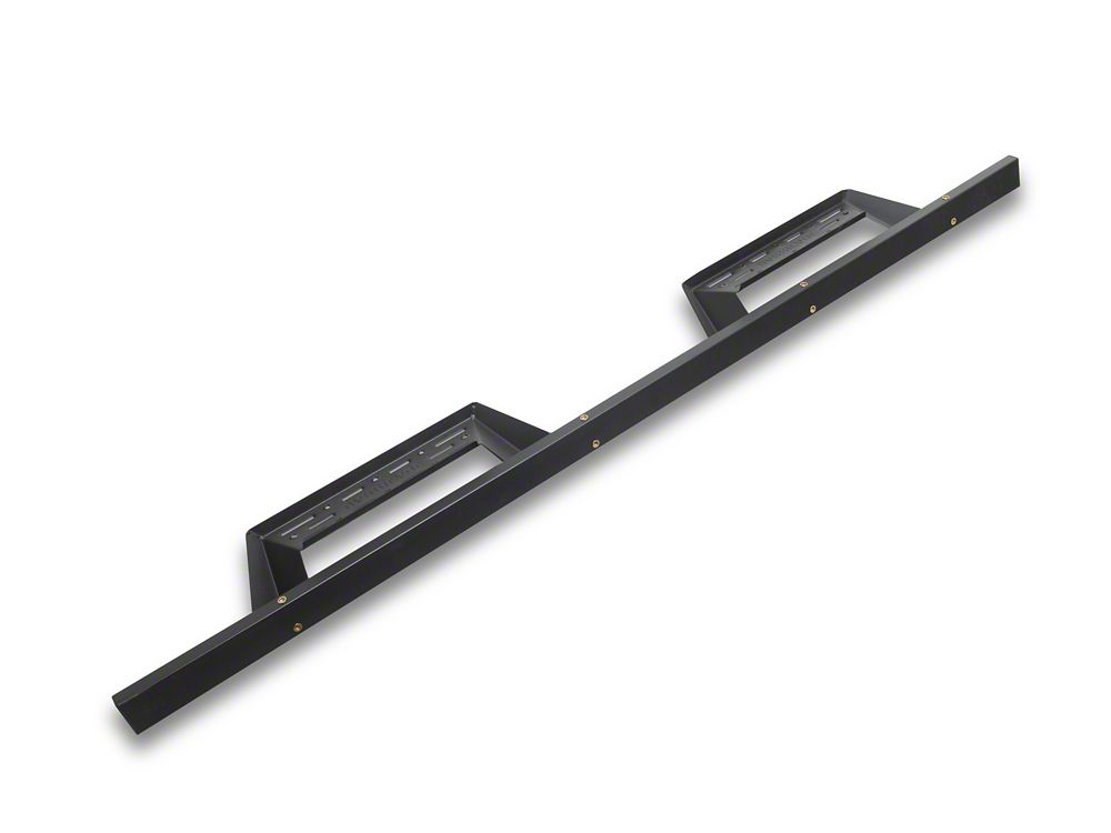 Barricade Canyon Drop Steps; Textured Black (07-19 Sierra 2500 HD Crew Cab)