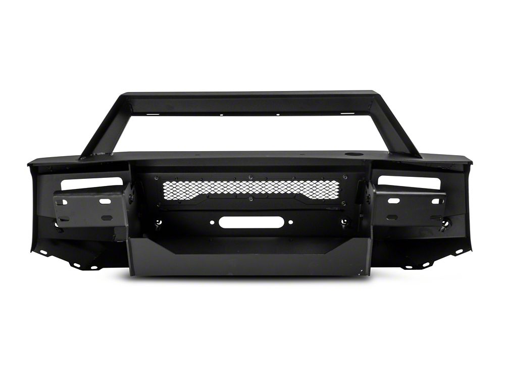 Barricade HD Stubby Front Bumper with Winch Mount and 20-Inch Single Row LED Light Bar (13-18 RAM 2500)