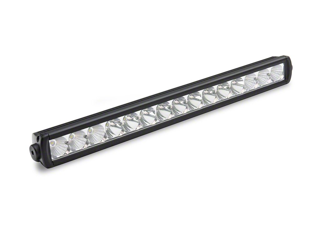 Barricade HD Stubby Front Bumper with Winch Mount and 20-Inch Single Row LED Light Bar (13-18 RAM 2500)