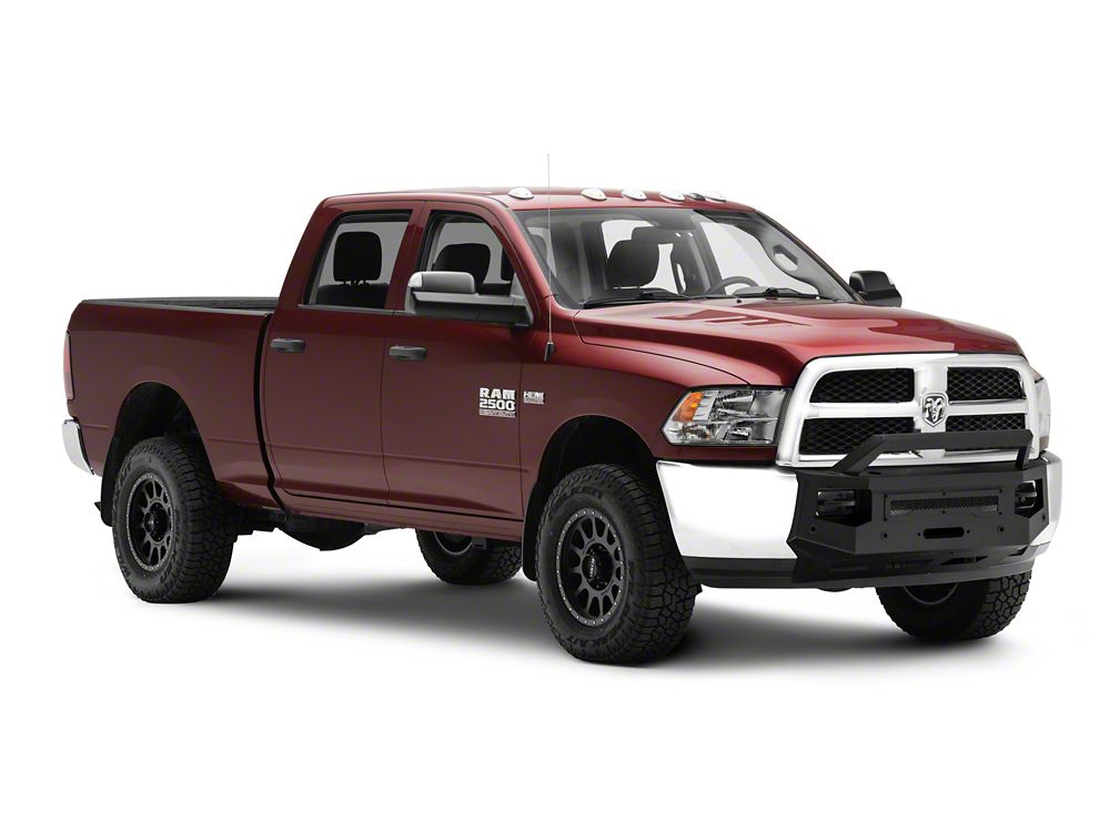 Barricade HD Stubby Front Bumper with Winch Mount (13-18 RAM 2500)