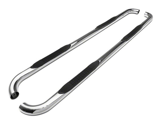 Barricade 3-Inch Side Step Bars; Stainless Steel (10-24 RAM 2500 Mega Cab)