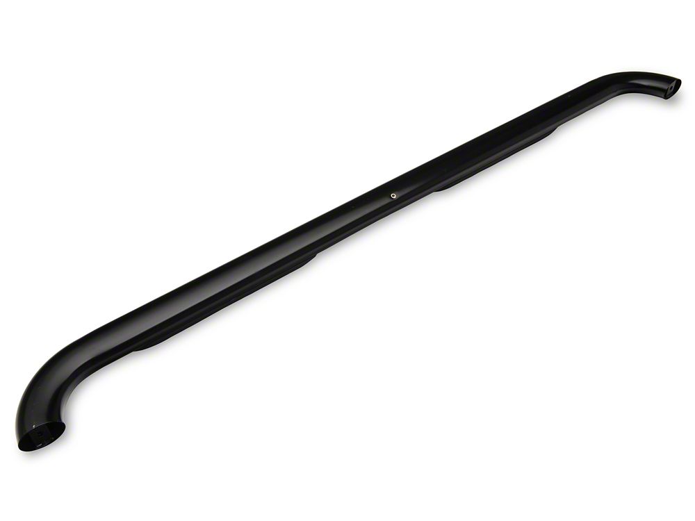 Barricade 4-Inch Oval Bent End Side Step Bars; Black (10-24 RAM 2500 Mega Cab)