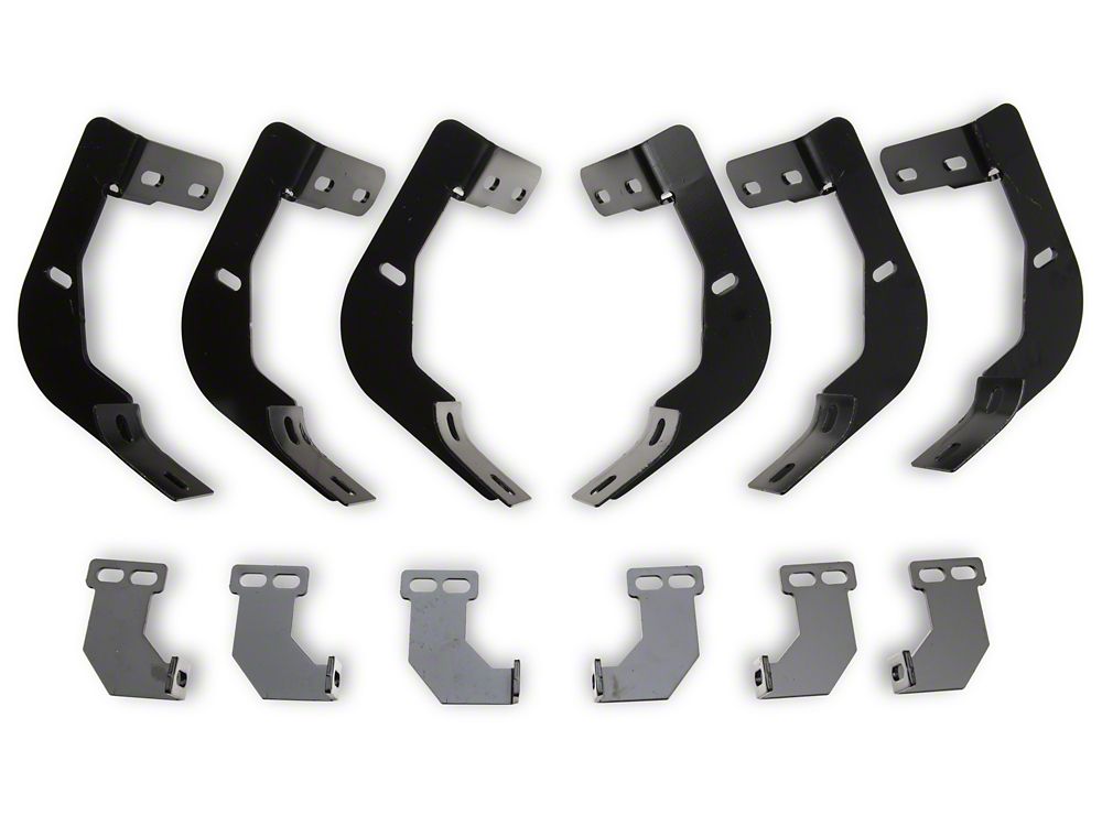 Barricade 4-Inch Oval Straight End Side Step Bars; Stainless Steel (10-24 RAM 2500 Crew Cab)