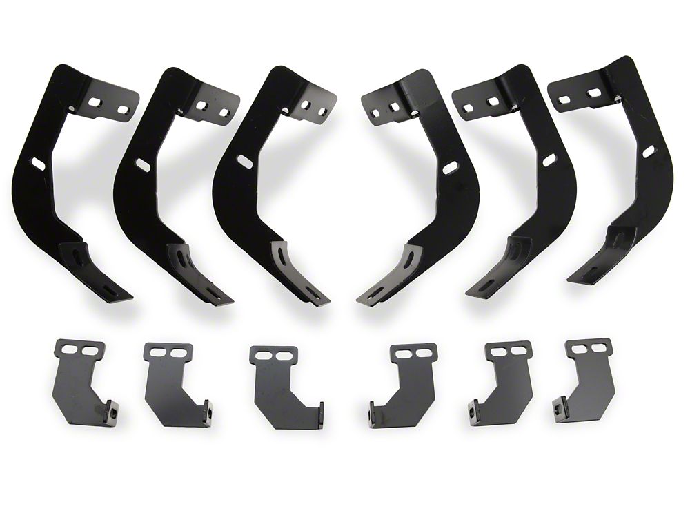 Barricade 5-Inch Oval Straight End Side Step Bars; Stainless Steel (10-24 RAM 2500 Mega Cab)