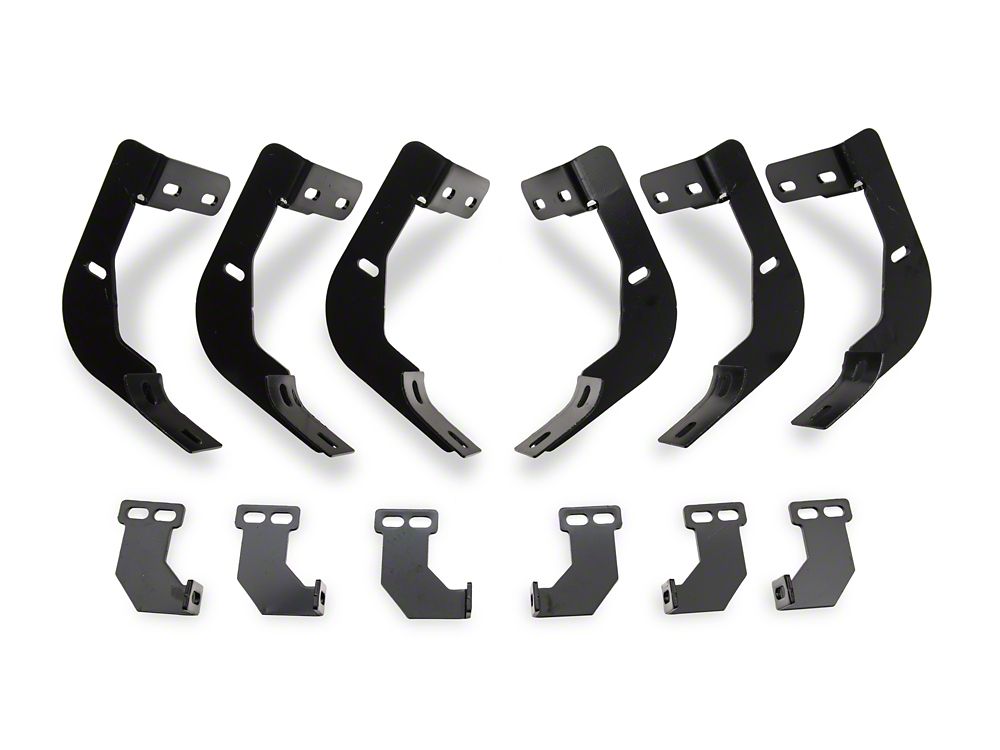 Barricade 5-Inch Oval Straight End Side Step Bars; Stainless Steel (10-24 RAM 2500 Crew Cab)