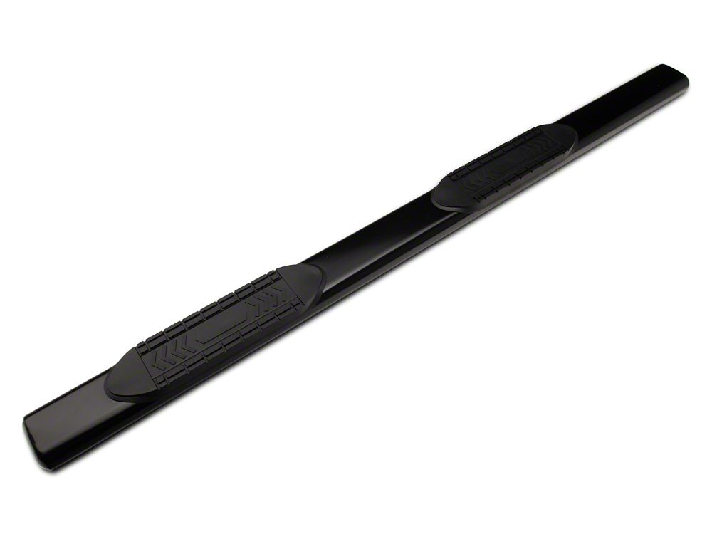 Barricade 6-Inch Oval Straight End Side Step Bars; Black (10-24 RAM 2500 Mega Cab)