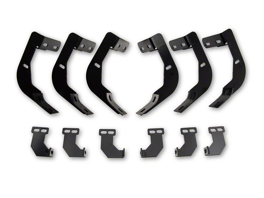 Barricade 6-Inch Oval Straight End Side Step Bars; Stainless Steel (10-24 RAM 2500 Crew Cab)