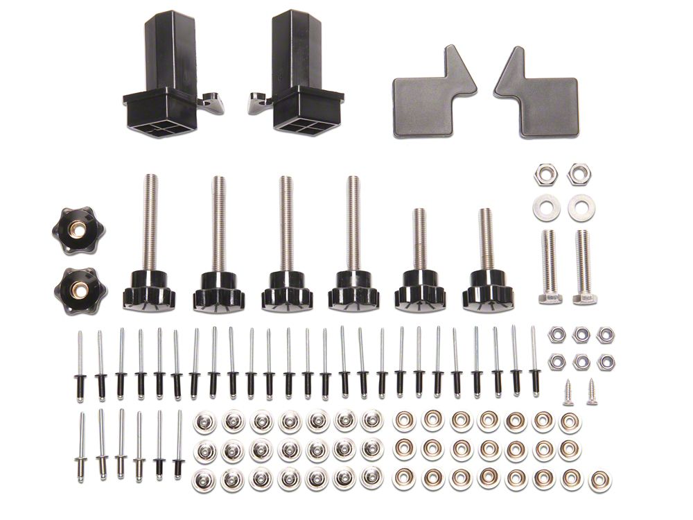 Barricade Replacement Side Step Bar Hardware Kit for HR2543 Only (10-24 RAM 2500 Regular Cab)