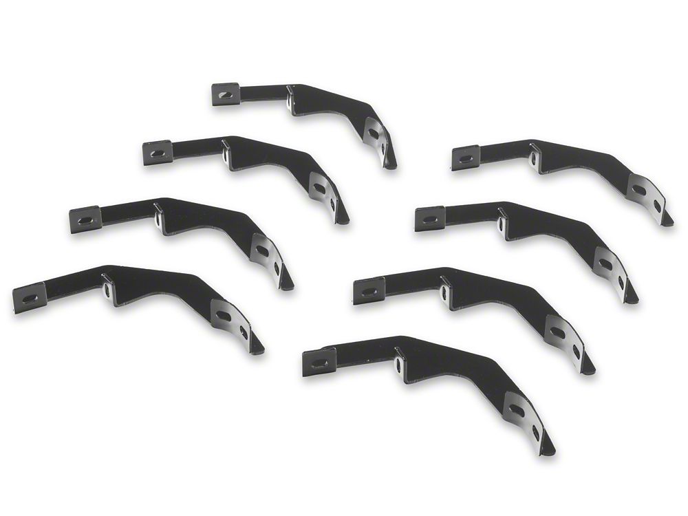 Barricade E-Series 5-Inch Oval Bent End Side Step Bars; Black (20-25 Silverado 2500 HD Crew Cab)