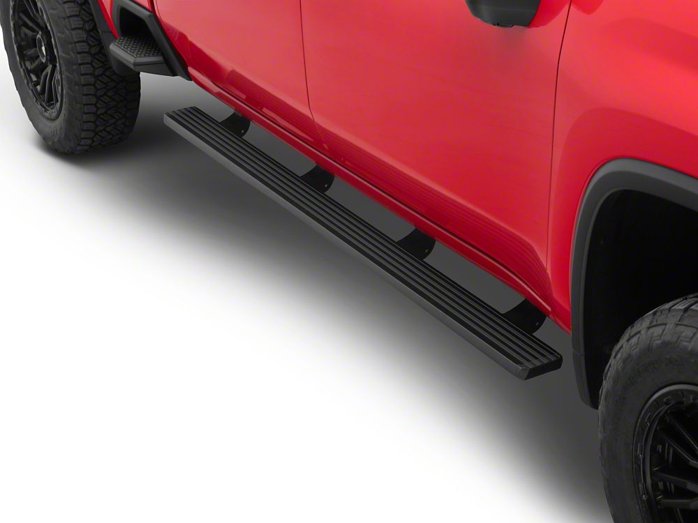 Barricade I4 Running Boards; Textured Black (20-25 Silverado 2500 HD Crew Cab)
