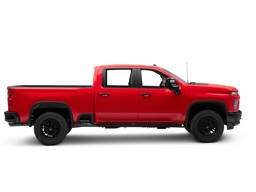 Barricade I4 Running Boards; Textured Black (20-25 Silverado 2500 HD Crew Cab)