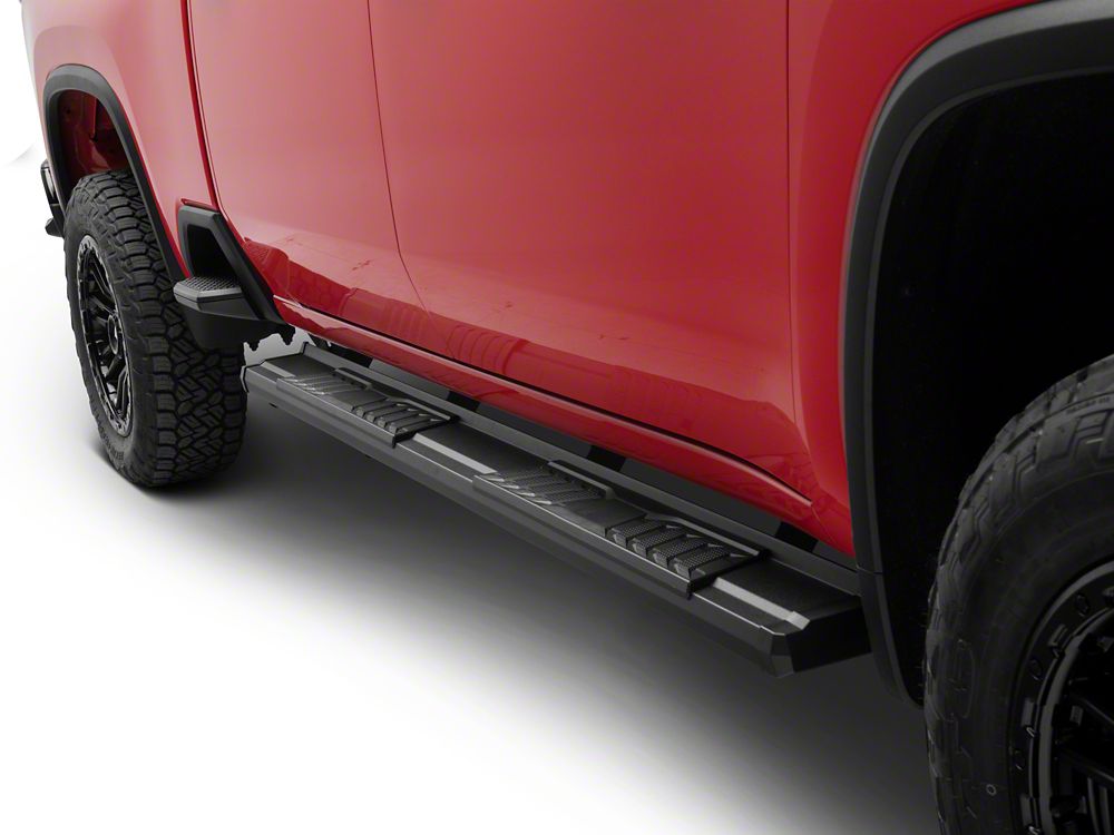 Barricade S6 Running Boards; Black (20-25 Silverado 2500 HD Crew Cab)