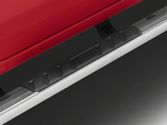 Barricade T4 Side Step Bars; Stainless Steel (20-25 Silverado 2500 HD Crew Cab)