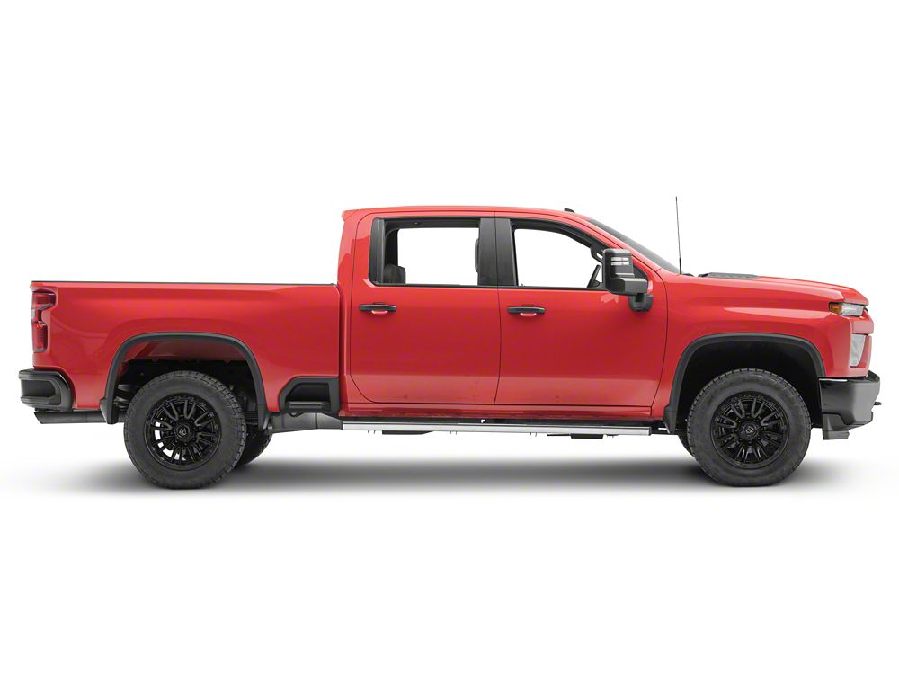 Barricade T4 Side Step Bars; Stainless Steel (20-25 Silverado 2500 HD Crew Cab)