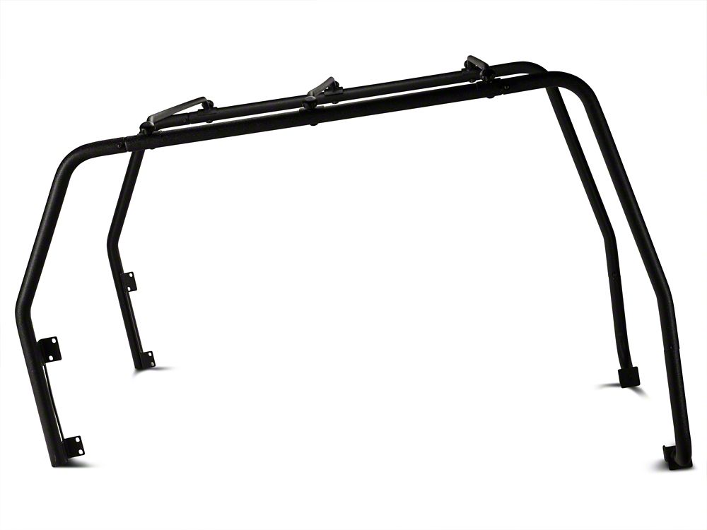Barricade Roof Rack; Textured Black (97-06 Jeep Wrangler TJ, Excluding Unlimited)