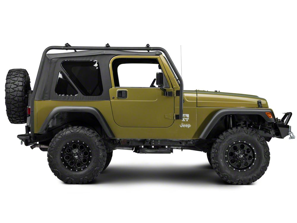 Barricade Roof Rack; Textured Black (97-06 Jeep Wrangler TJ, Excluding Unlimited)