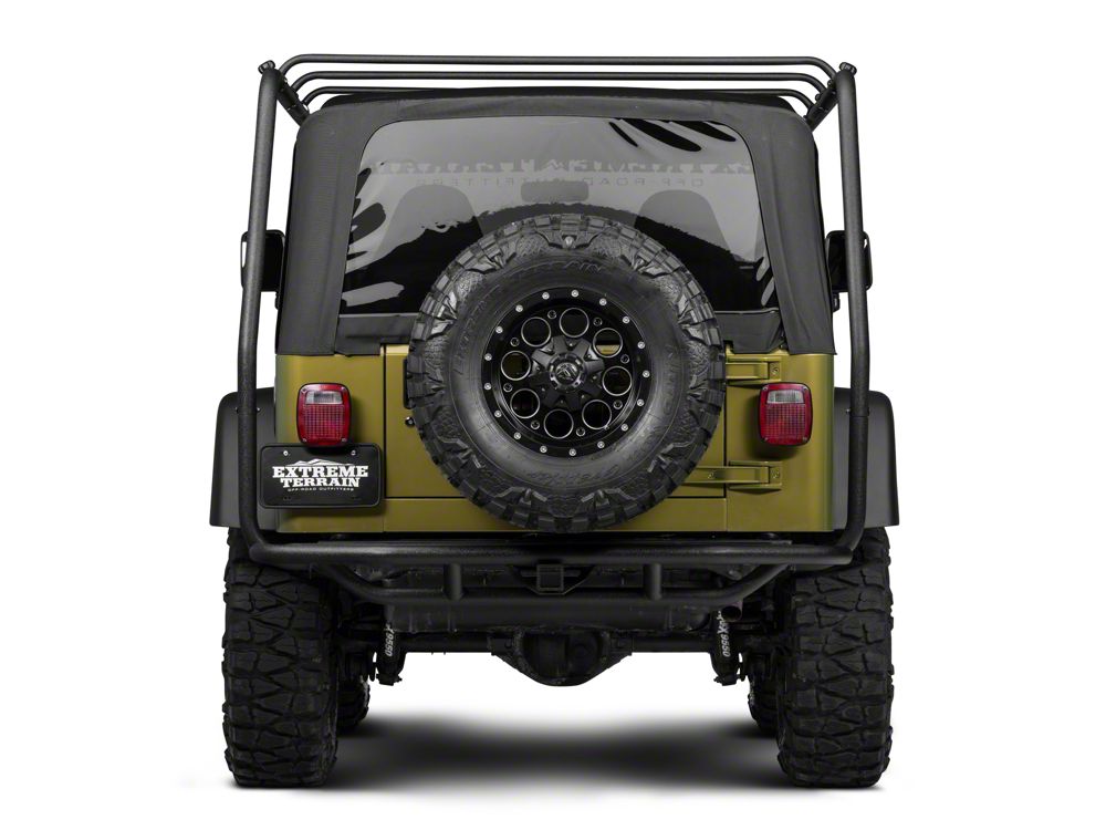 Barricade Roof Rack; Textured Black (97-06 Jeep Wrangler TJ, Excluding Unlimited)
