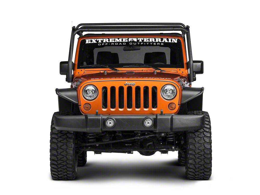 Barricade Roof Rack; Textured Black (07-18 Jeep Wrangler JK 2-Door)