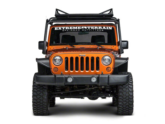 Barricade Roof Rack Basket; Textured Black (07-25 Jeep Wrangler JK & JL)