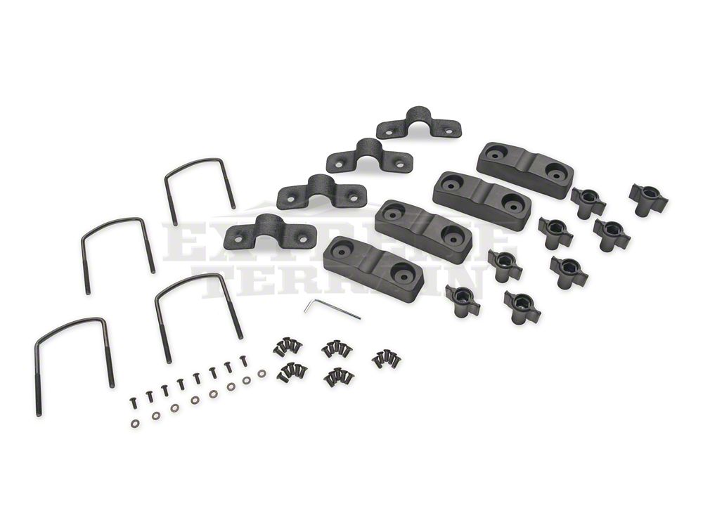 Barricade Roof Rack Basket; Textured Black (07-25 Jeep Wrangler JK & JL)