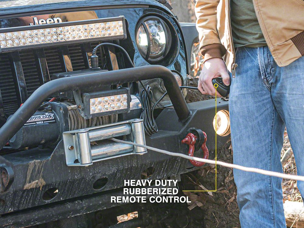 Barricade 9,500 lb. Winch (Universal; Some Adaptation May Be Required)