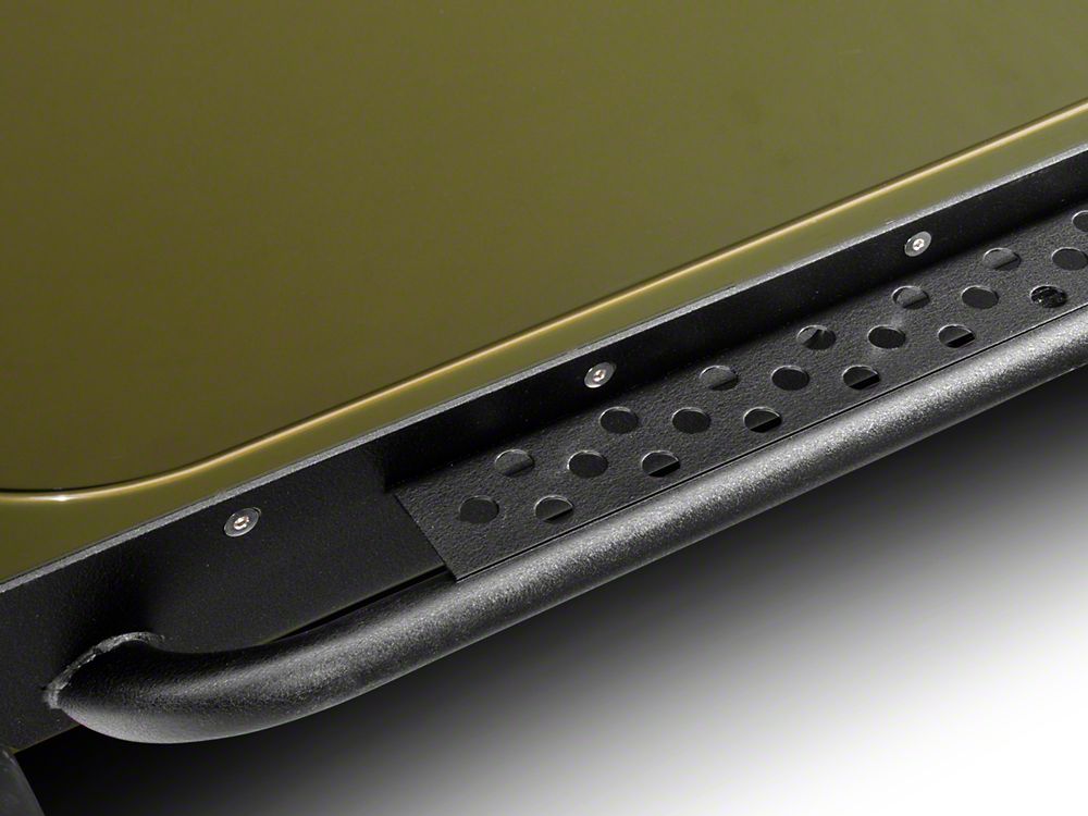 Barricade Rocker Guards with Steps (97-06 Jeep Wrangler TJ, Excluding Unlimited)