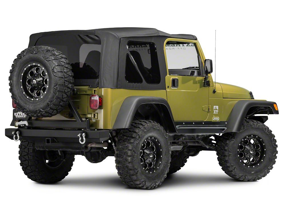 Barricade Rocker Guards with Steps (97-06 Jeep Wrangler TJ, Excluding Unlimited)