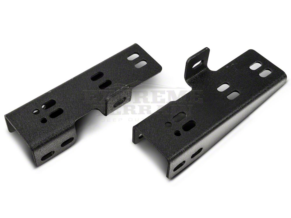 Barricade Double Tubular Rear Bumper; Textured Black (76-06 Jeep CJ, Wrangler YJ & TJ)