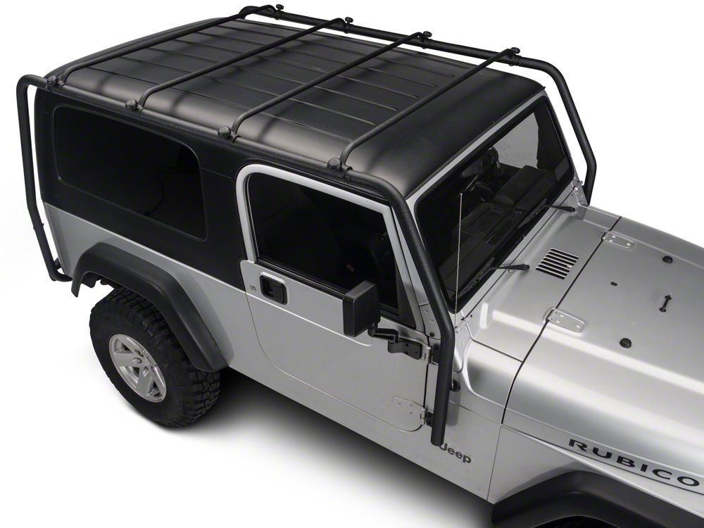 Barricade Roof Rack; Textured Black (04-06 Jeep Wrangler TJ