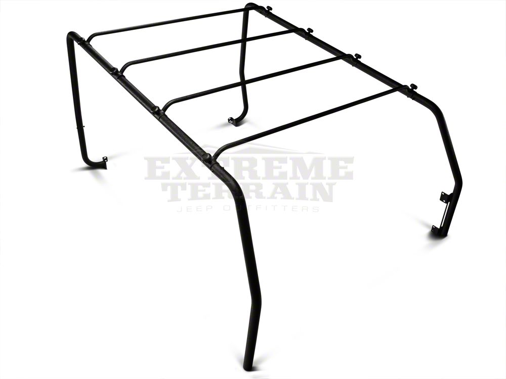 Barricade Roof Rack; Textured Black (04-06 Jeep Wrangler TJ Unlimited)