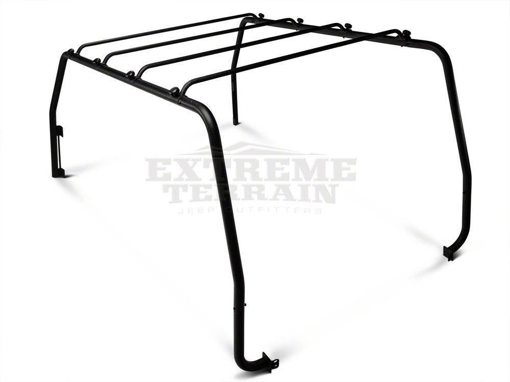 Barricade Roof Rack; Textured Black (04-06 Jeep Wrangler TJ Unlimited)