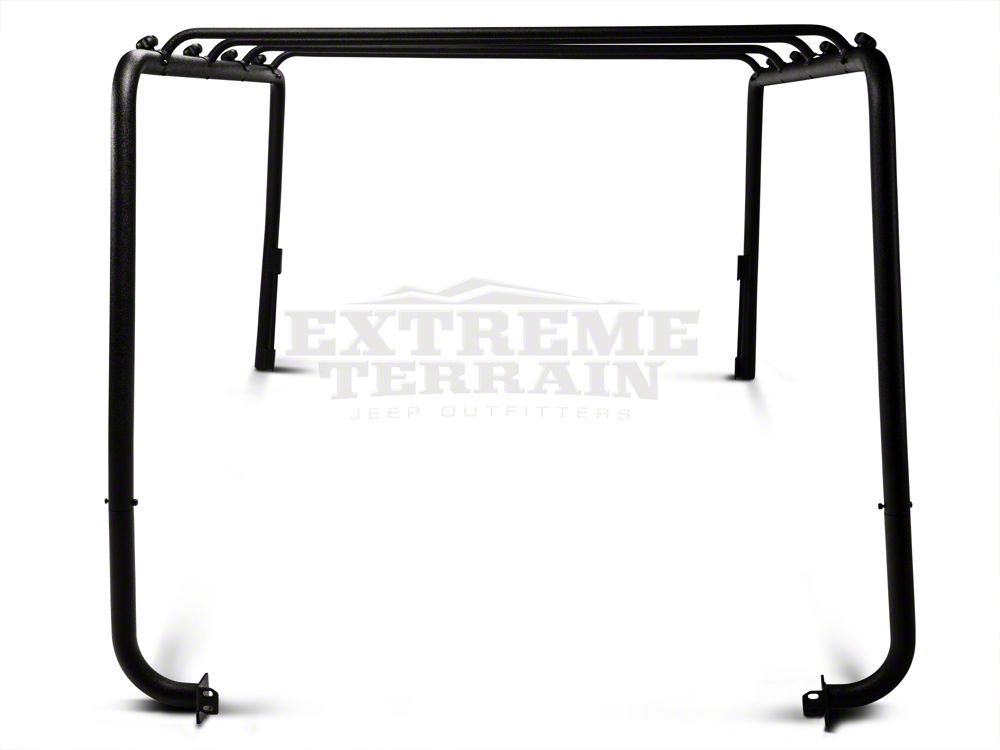 Barricade Roof Rack; Textured Black (04-06 Jeep Wrangler TJ Unlimited)