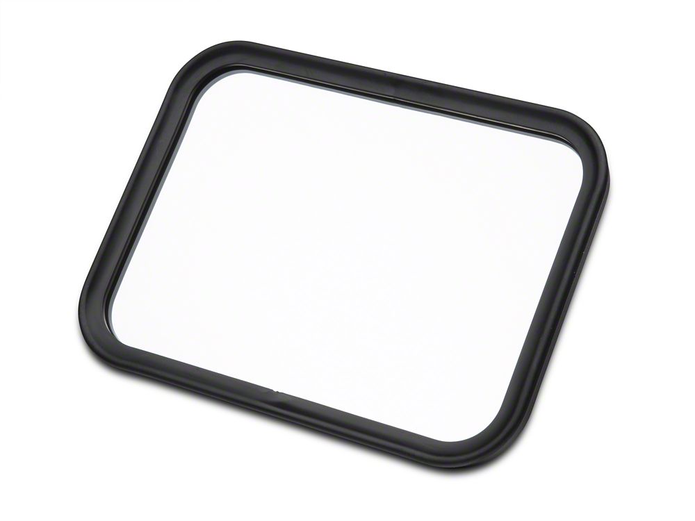 Barricade Rectangular Adventure Mirrors; Textured Black (07-25 Jeep Wrangler JK & JL)