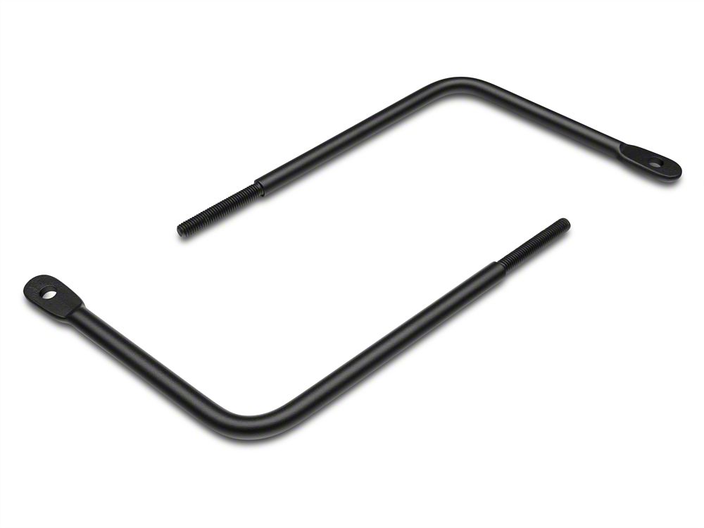 Barricade Rectangular Adventure Mirrors; Textured Black (87-06 Jeep Wrangler YJ & TJ)