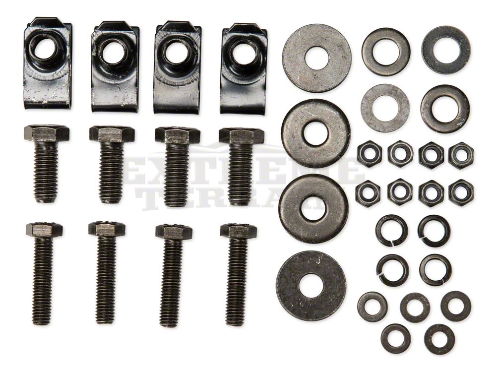 Barricade Rubi Rails; Textured Black (07-18 Jeep Wrangler JK 2-Door)