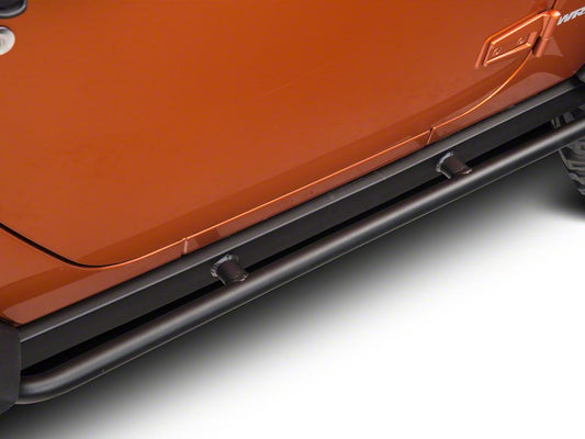 Barricade Enhanced Rubi Rails; Textured Black (07-18 Jeep Wrangler JK 2-Door)