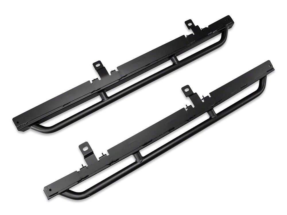 Barricade Enhanced Rubi Rails; Textured Black (07-18 Jeep Wrangler JK 2-Door)