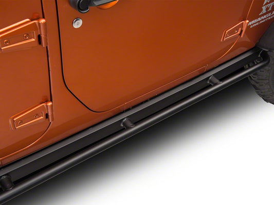 Barricade Enhanced Rubi Rails; Textured Black (07-18 Jeep Wrangler JK 4-Door)