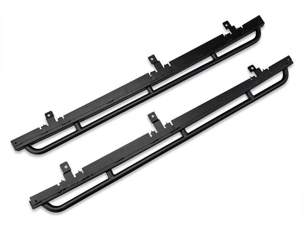 Barricade Enhanced Rubi Rails; Textured Black (07-18 Jeep Wrangler JK 4-Door)