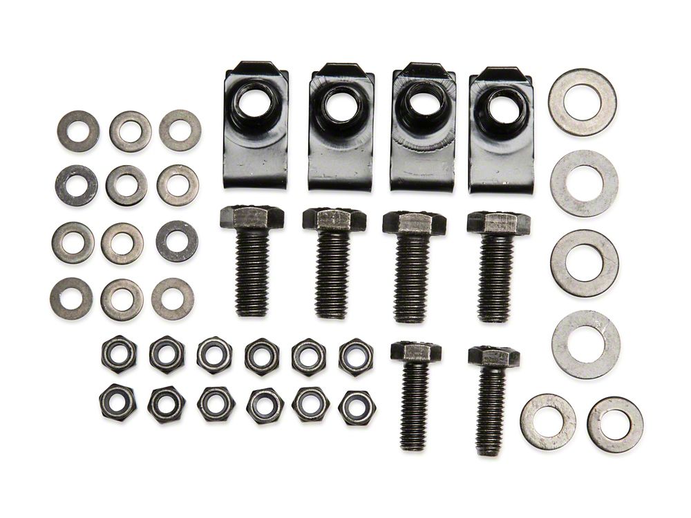 Barricade Enhanced Rubi Rails; Textured Black (07-18 Jeep Wrangler JK 4-Door)