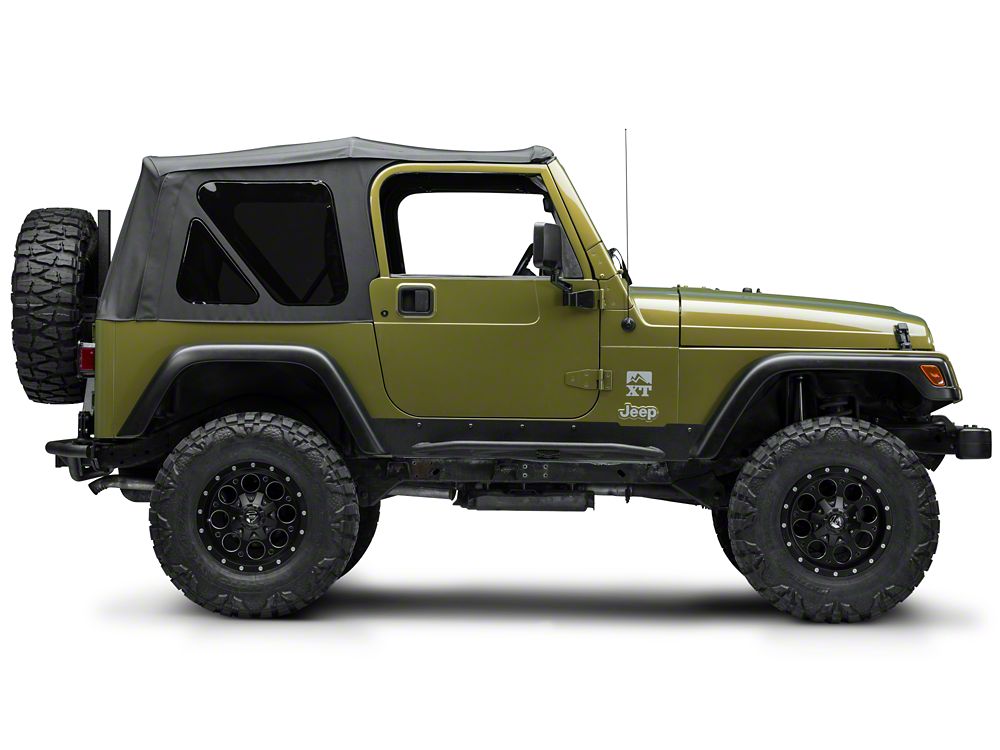 Barricade Extreme HD Rock Sliders; Textured Black (97-06 Jeep Wrangler TJ, Excluding Unlimited)