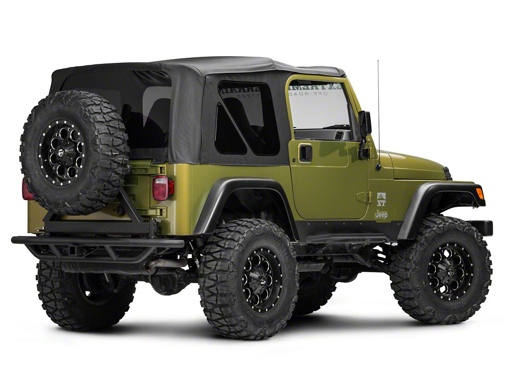 Barricade Extreme HD Rock Sliders; Textured Black (97-06 Jeep Wrangler TJ, Excluding Unlimited)