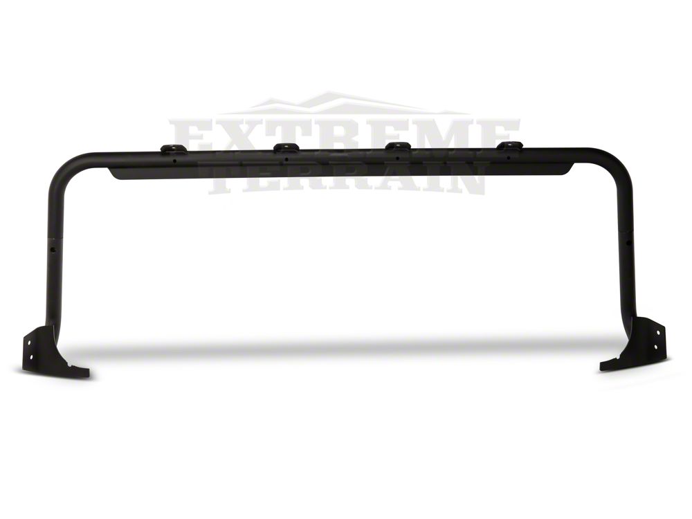 Barricade Light Bar Mount Brackets; Textured Black (97-06 Jeep Wrangler TJ)