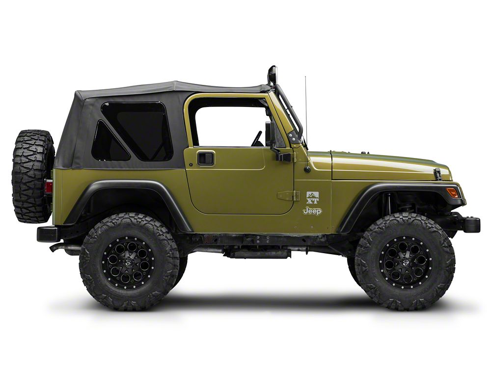 Barricade Light Bar Mount Brackets; Textured Black (97-06 Jeep Wrangler TJ)