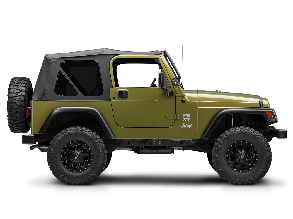 Barricade Light Bar Mount Brackets; Textured Black (97-06 Jeep Wrangler TJ)