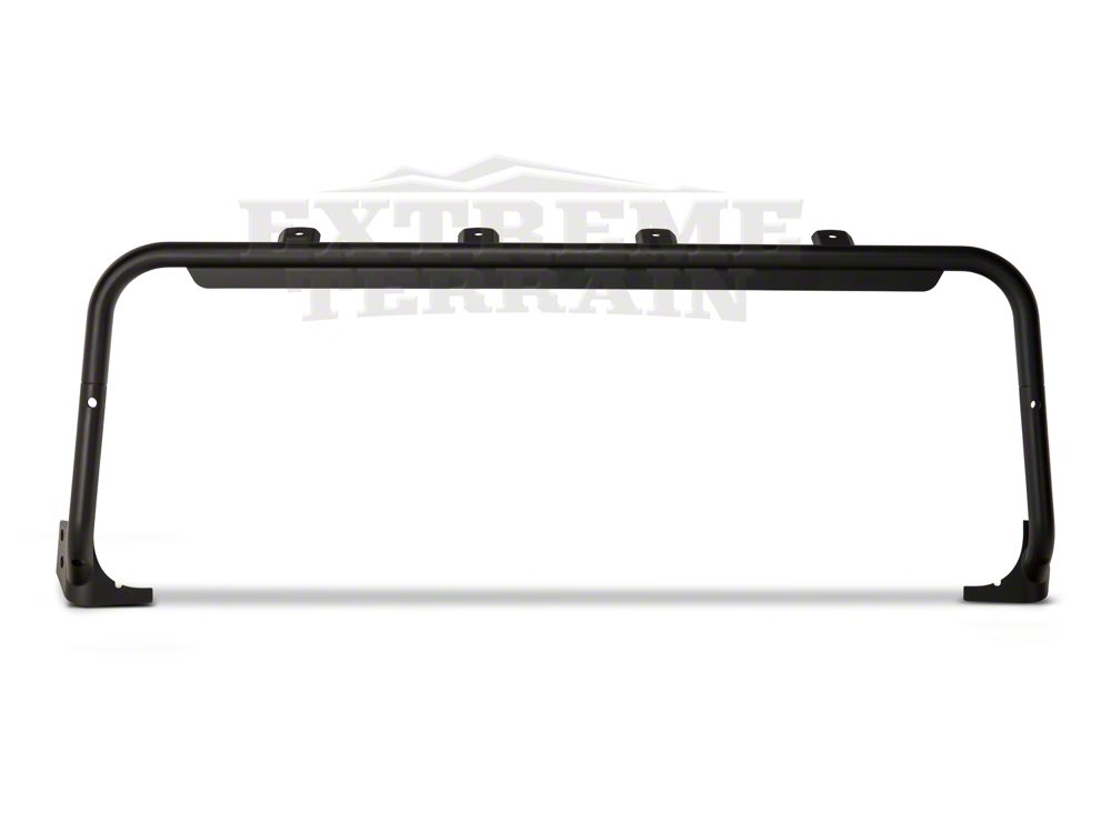 Barricade Light Bar Mount Brackets; Textured Black (97-06 Jeep Wrangler TJ)